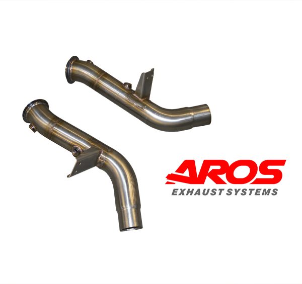 Coppia downpipe senza catalizzatori