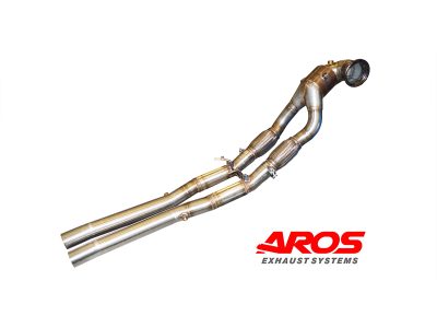 Audi rs3 8V/VA sportback sedan quattro downpipe sportivo per un impianto di scarico aftermarket potente e in acciaio inox con catalizzatore AUDI TT RS QUATTRO MK3