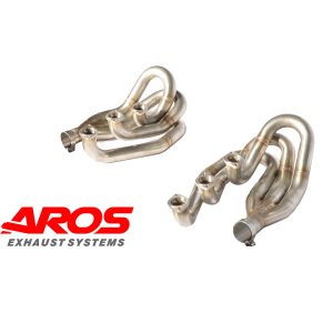 Coppia collettori di scarico 3-1 con attacco maschio-femmina