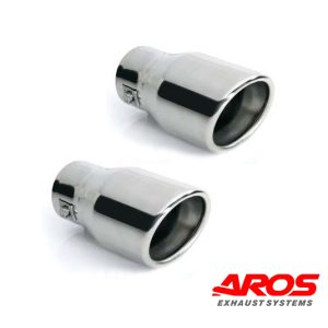 Coppia terminali taglio obliquo diametro 115 mm