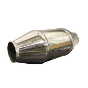 Catalizzatore sportivo omologato fia metallico 100 celle per impianti di scarico e marmitte sportive