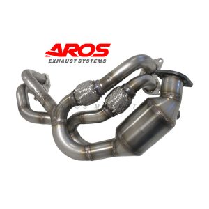 Collettore 4-2-1 con catalizzatore