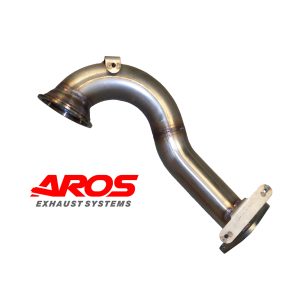 Downpipe senza catalizzatore modello corto (flangia V-band) Fiat 500 Abarth 595 50° Anniversario 180 hp - 2013