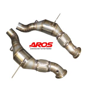 Coppia downpipe con catalizzatori - Ferrari F8 Tributo 2019-2022