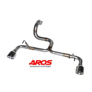 Finale senza silenziatore e due terminali FIat 500 Abarth 1.4 Turbo 135 Hp - 2008-2015