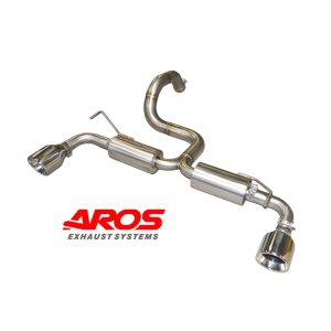 Finale con silenziatore e due terminali - Fiat 500 Abarth 135 Hp - 2008-2015