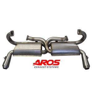 Finale di scarico con doppio silenziatore