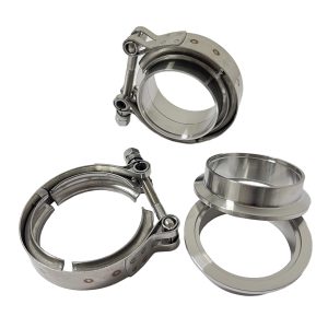 Kit v-band per scarico e tubi in acciaio inox per collegare tubazioni e marmitte