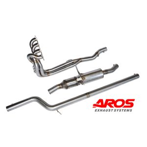 Linea di scarico completa con cat. (con modifica per barra di torsione)