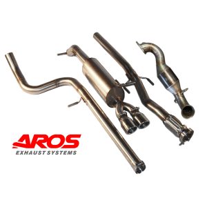 Linea di scarico completa con catalizzatore