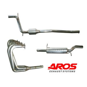 Linea di scarico completa con catalizzatore