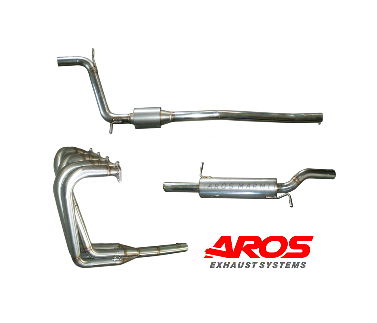 Linea di scarico completa con catalizzatore