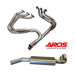 Coppia collettori 3-1 + finale silenziato (linea completa)