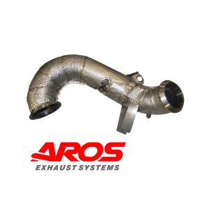 Downpipe senza catalizzatore coibentato