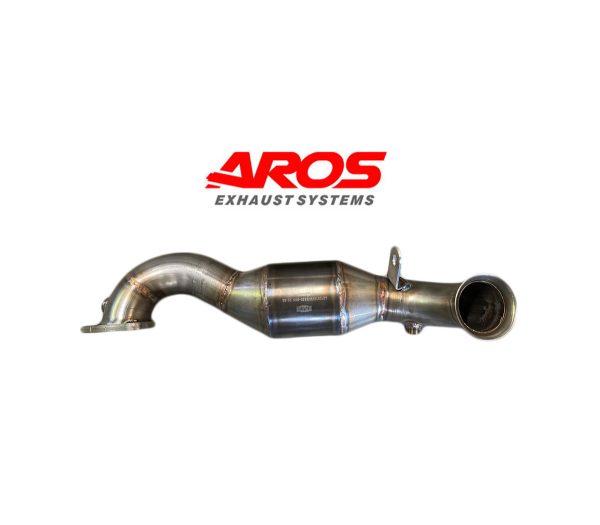 Downpipe con catalizzatore
