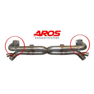 Coppia downpipe senza catalizzatori