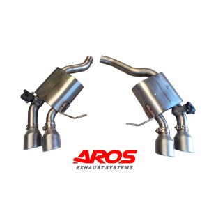 Coppia finali silenziati con valvola elettronica