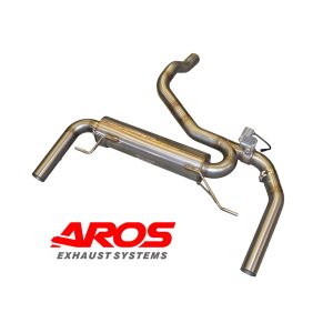 Finale silenziato con valvola (uscite a taglio dritto)