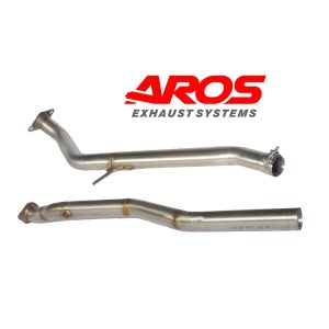 Sezione centrale senza catalizzatore e senza silenziatore