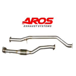 Sezione centrale con catalizzatore e senza silenziatore