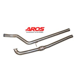 Centrale senza silenziatore - Fiat 500 Abarth 1.4 Turbo 135 Hp - 2008-2015