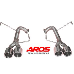 Finale senza silenziatori e doppia uscita con quattro terminali