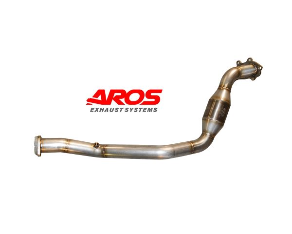 Subaru STI downpipe e frontpipe con catalizzatore