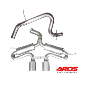 Centrale senza silenziatore e finale con silenziatore replica R32 - Ø70