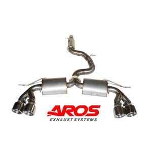 Centrale silenziato e finale con doppio silenziatore e quattro uscite