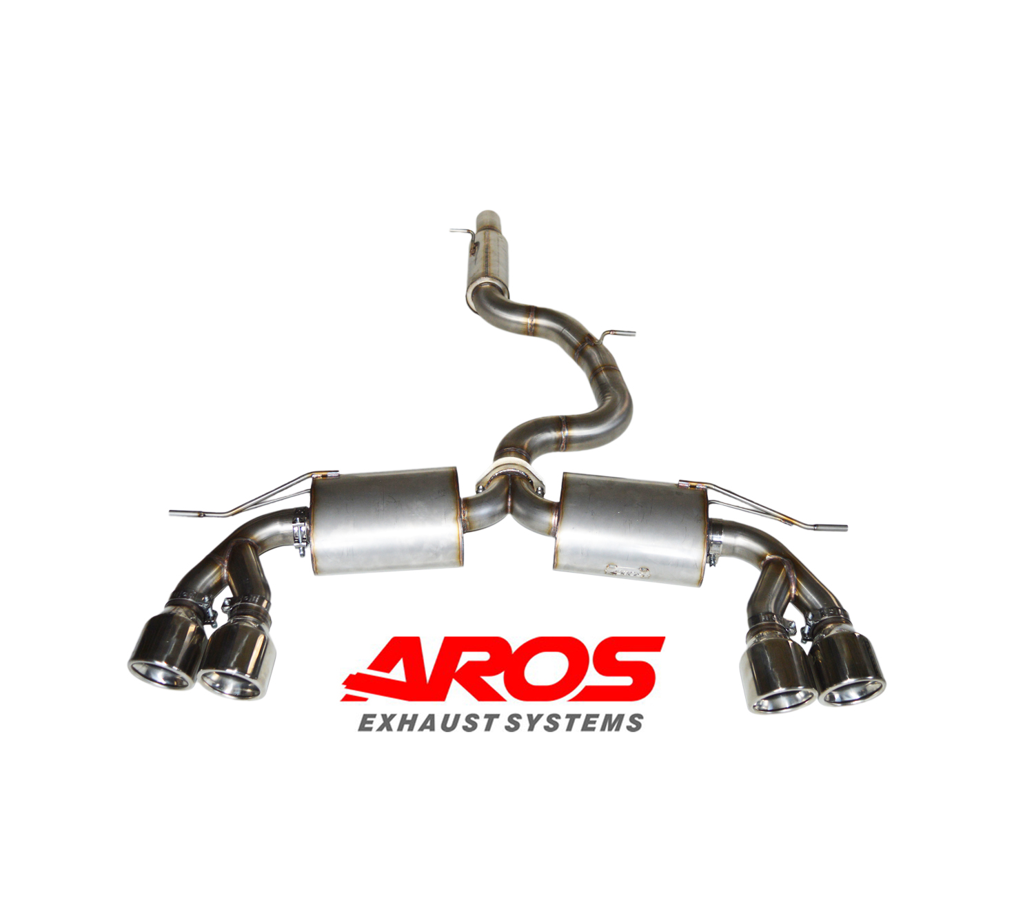 Centrale silenziato e finale con doppio silenziatore e quattro uscite