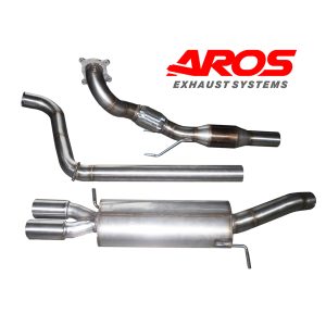 Linea di scarico completa con catalizzatore - Ø70