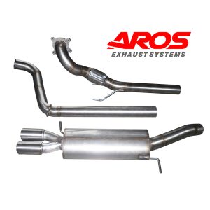 Linea di scarico completa senza catalizzatore - Ø70