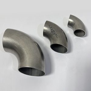 Curva stampata a saldare in acciaio inox AISI304, curva o gomito in acciaio 