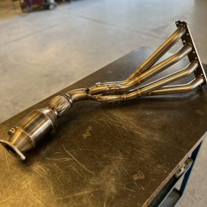 Collettore 4 in 1 per Mini Cooper S R50 R52 R53 in acciaio inox con catalizzatore 200 celle
